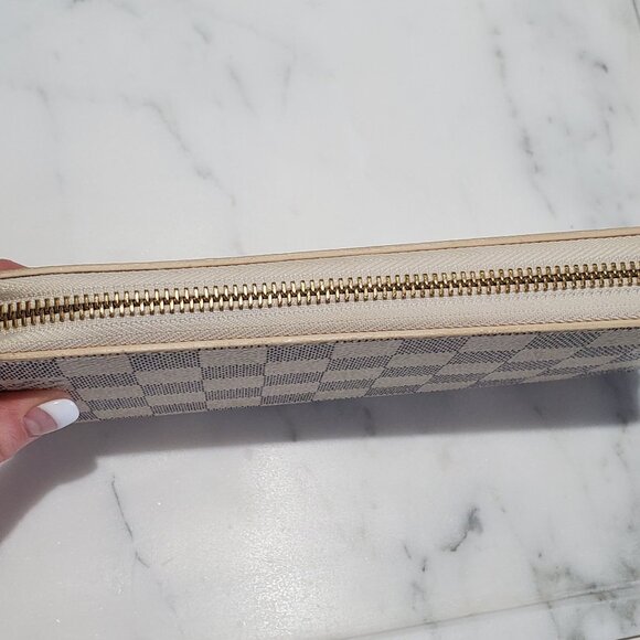 LV Damier Azur Zippy Wallet Louis Vuitton Authentic - Picture 10 of 14